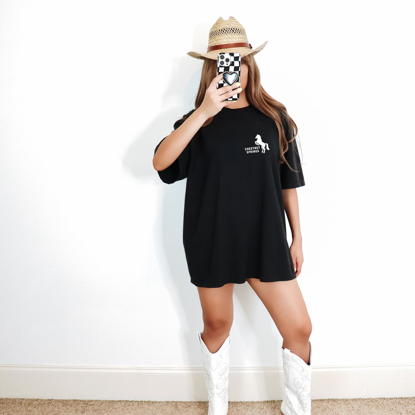 Chestnut Springs The Cowboy Hat Rule Heavyweight Tee