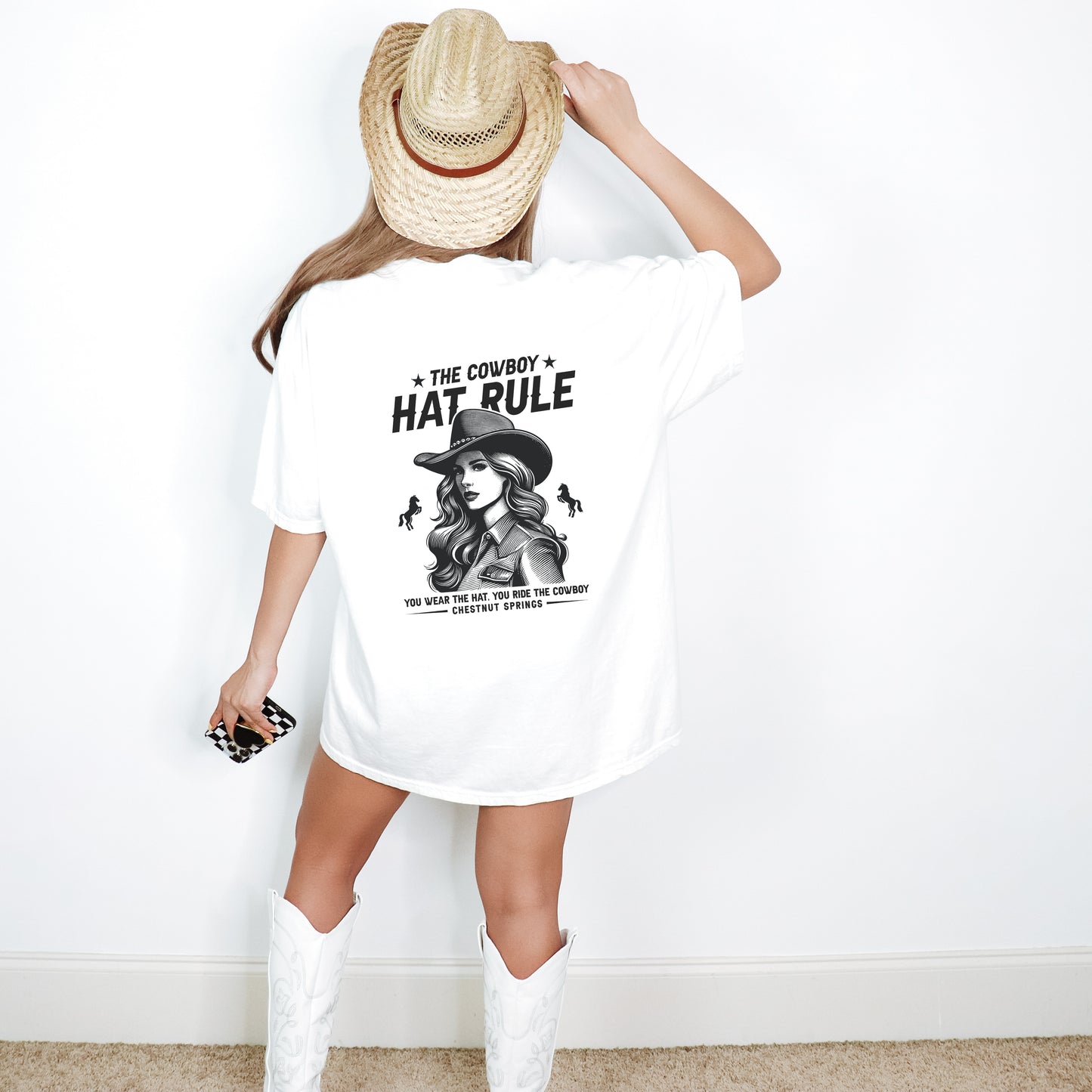 Chestnut Springs The Cowboy Hat Rule Heavyweight Tee