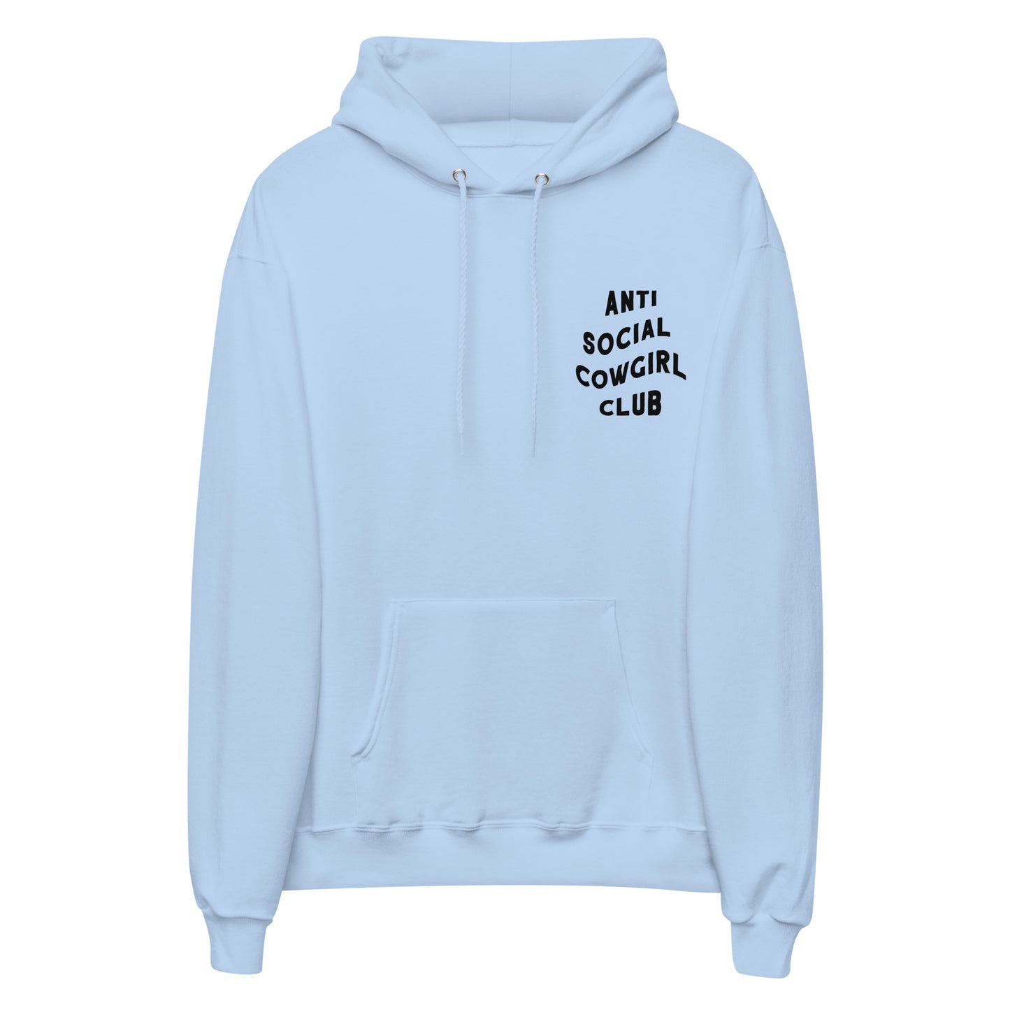 Anti Social Cowgirl Club Unisex Fleece Hoodie