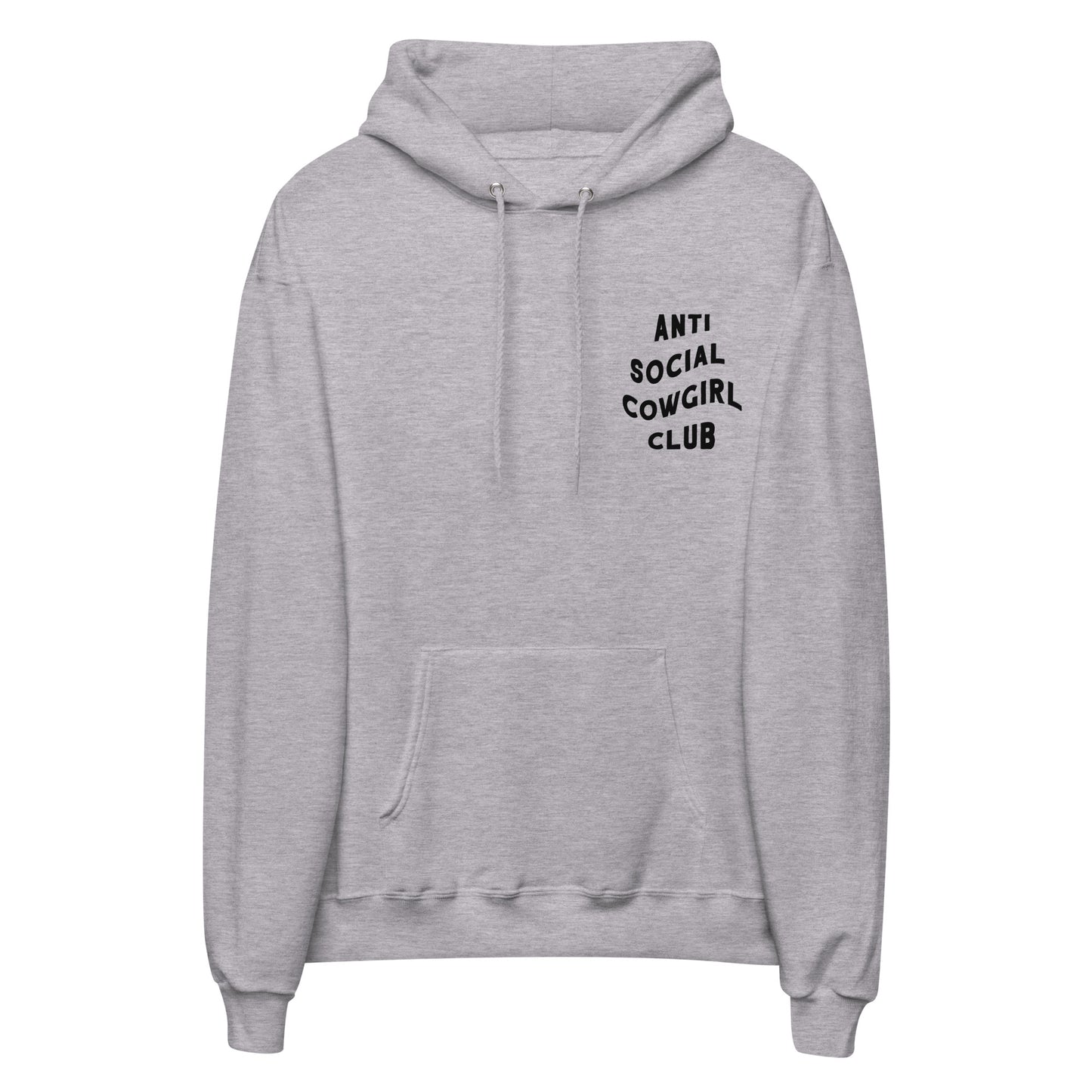 Anti Social Cowgirl Club Unisex Fleece Hoodie