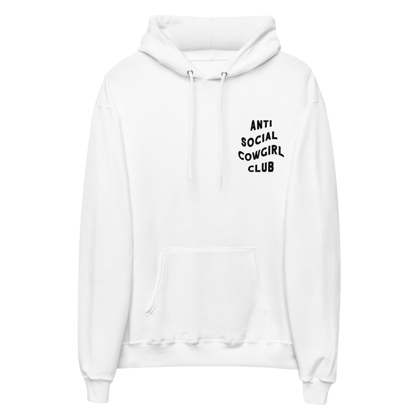 Anti Social Cowgirl Club Unisex Fleece Hoodie
