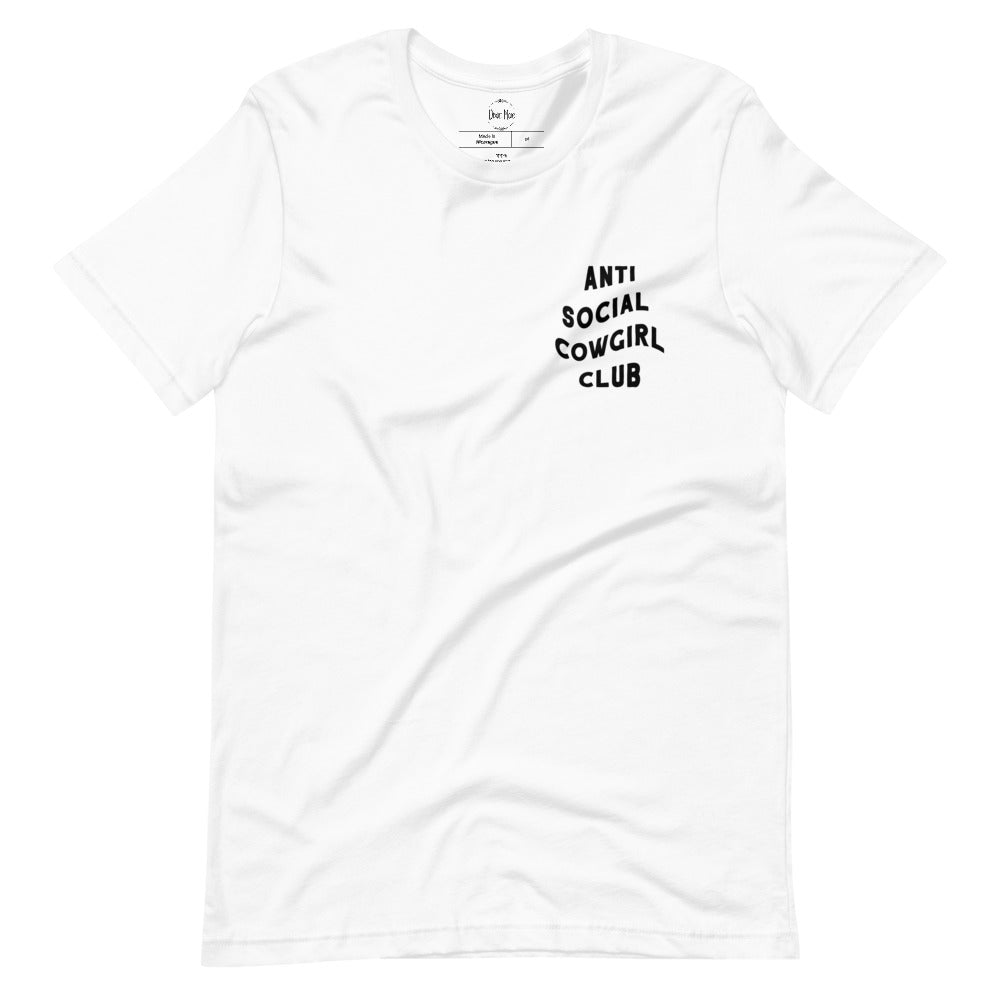 Anti Social Cowgirl Club Tee