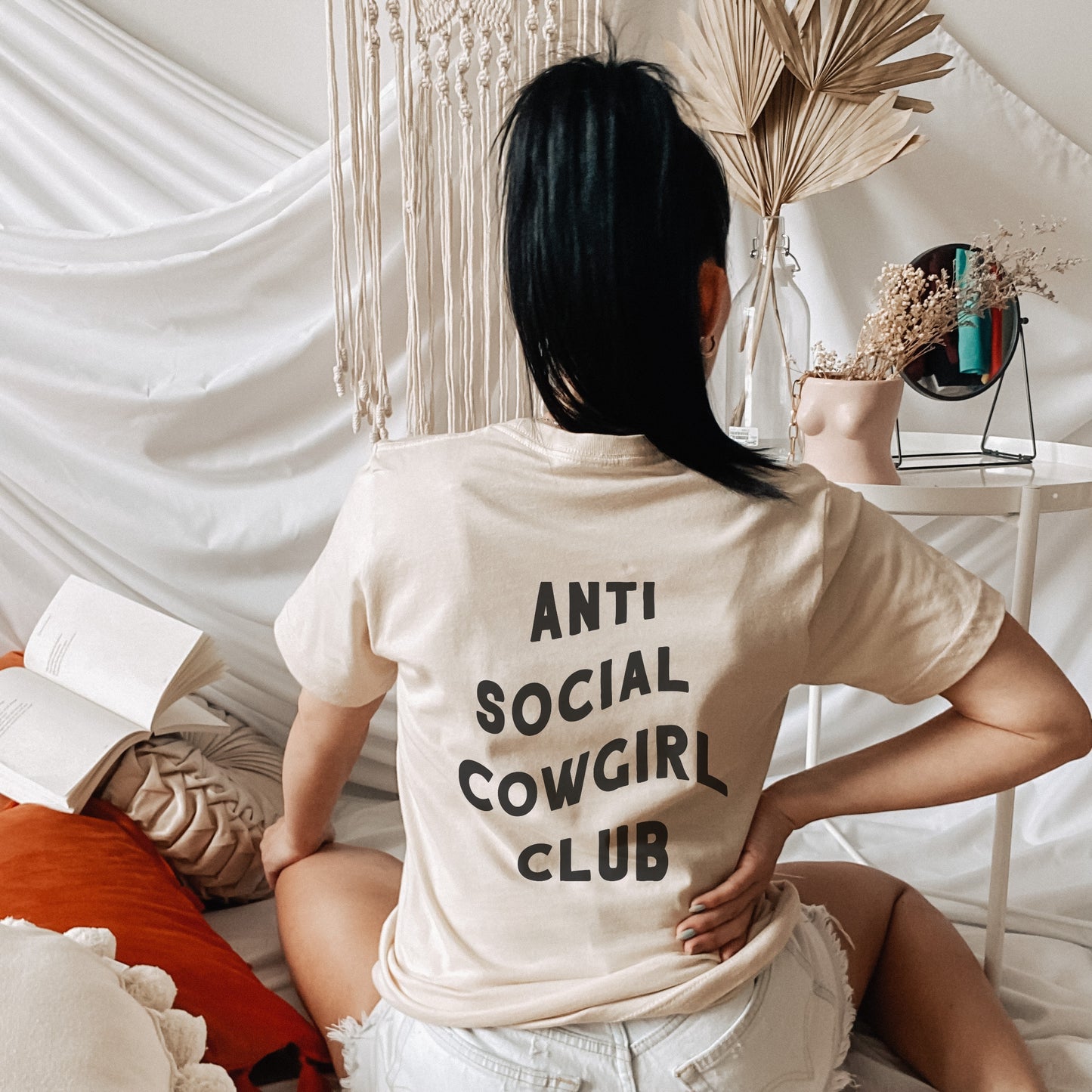 Anti Social Cowgirl Club Tee