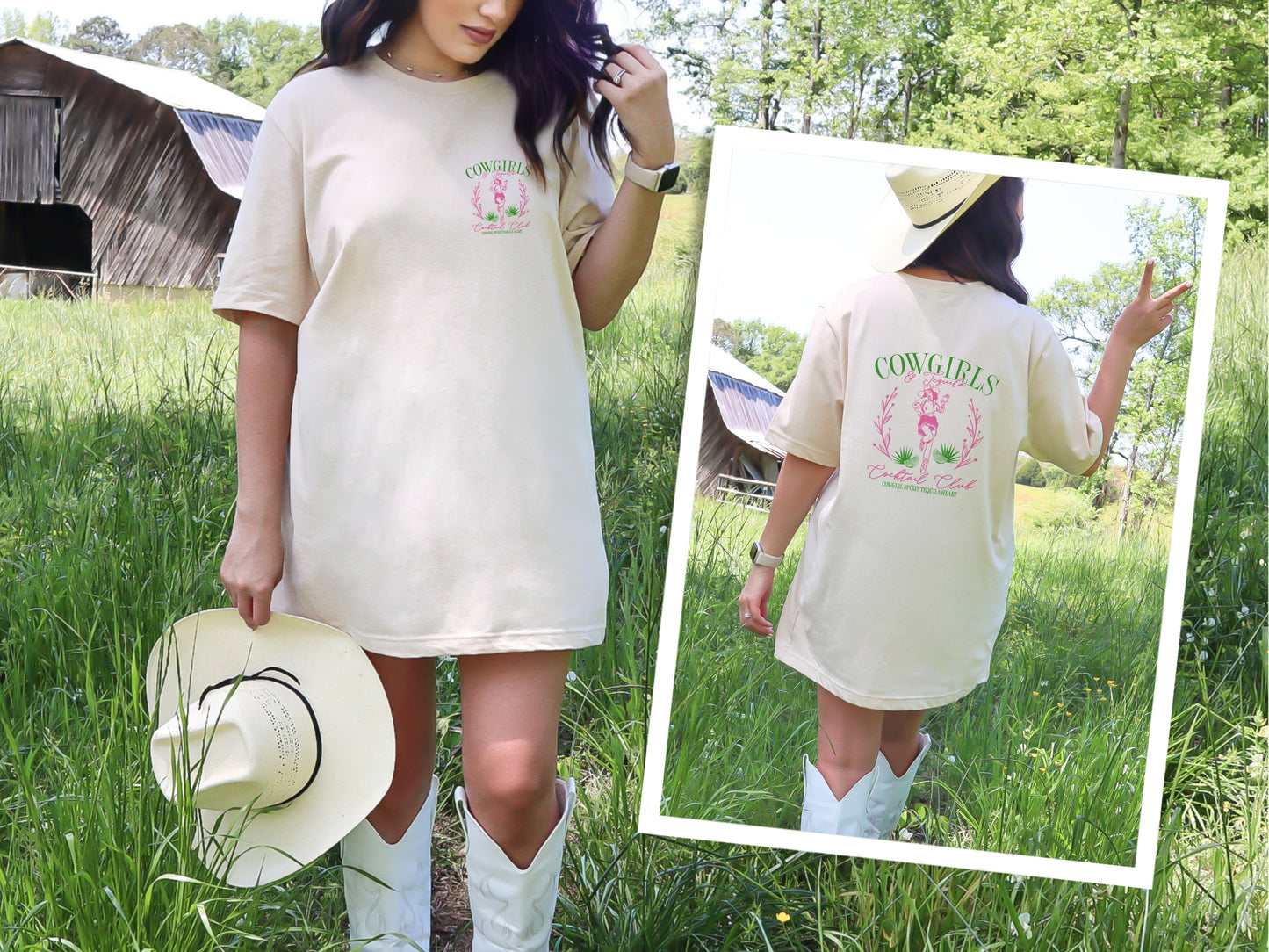 Cowgirls & Tequila Cocktail Club Tee