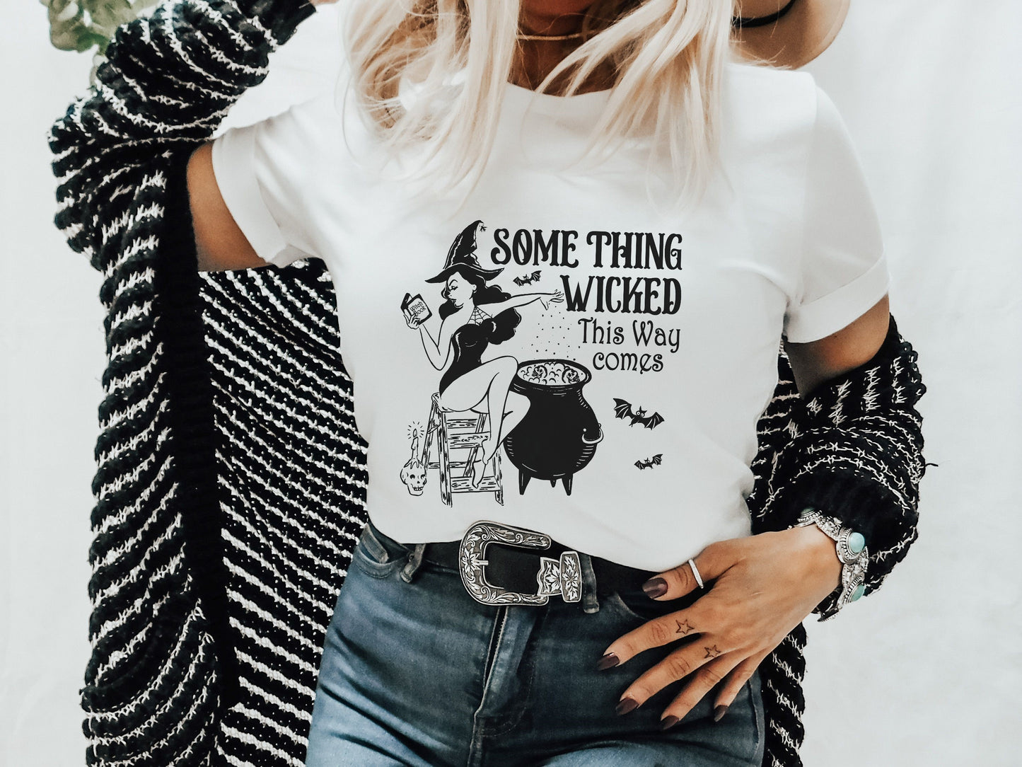 Some Thing Wicked This Way Comes Halloween Tee