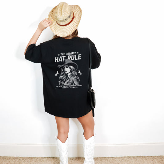 Chestnut Springs The Cowboy Hat Rule Heavyweight Tee