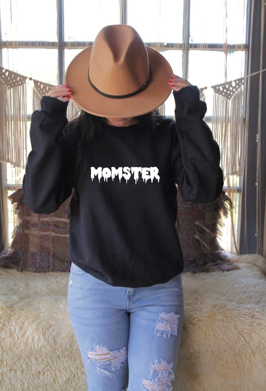 Momster Halloween Fleece Sweatshirt