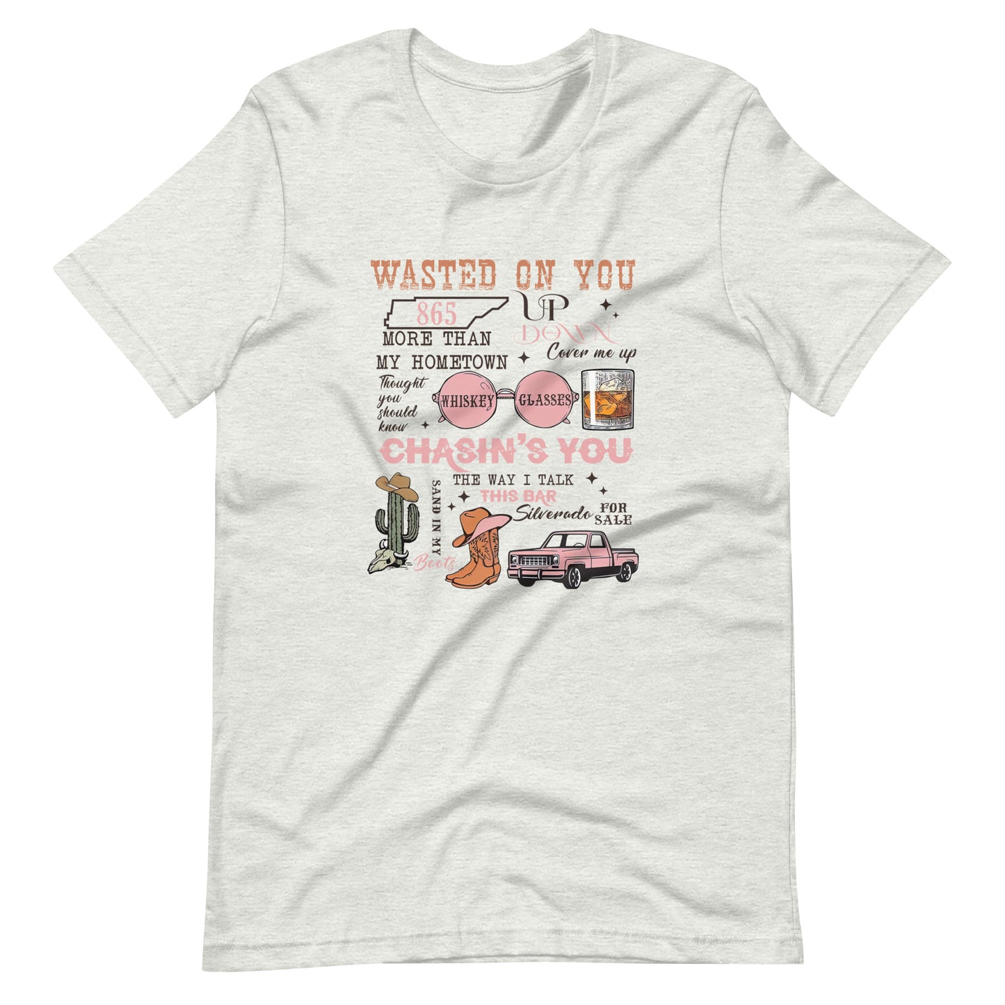 Wasted Whiskey Drinking Unisex Tee