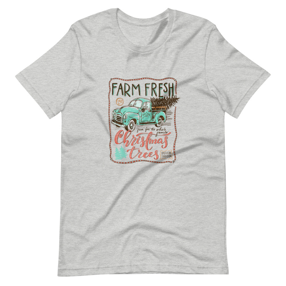 Farm Fresh Christmas Trees American Tradition Tee