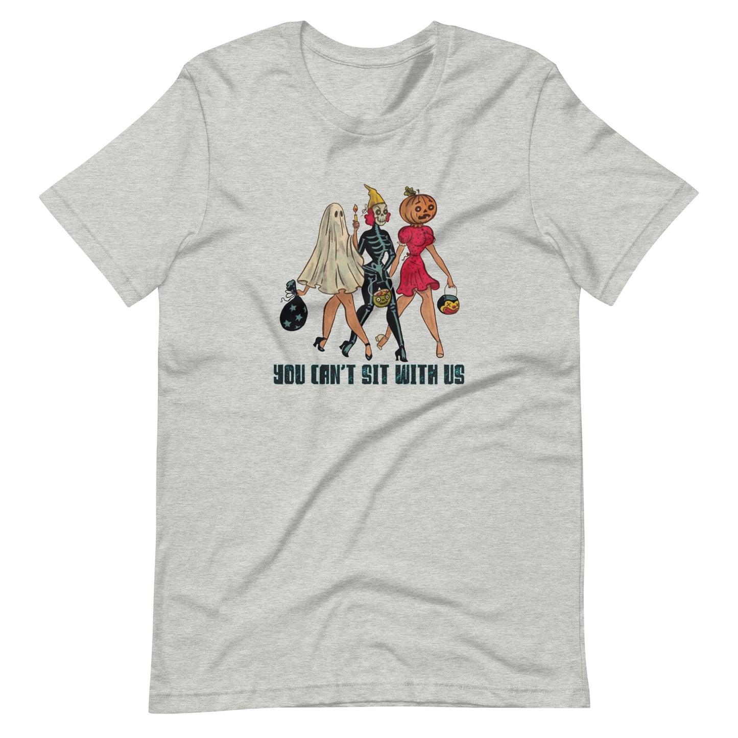 You Can't Sit With Us Vintage Pinup Halloween Tee