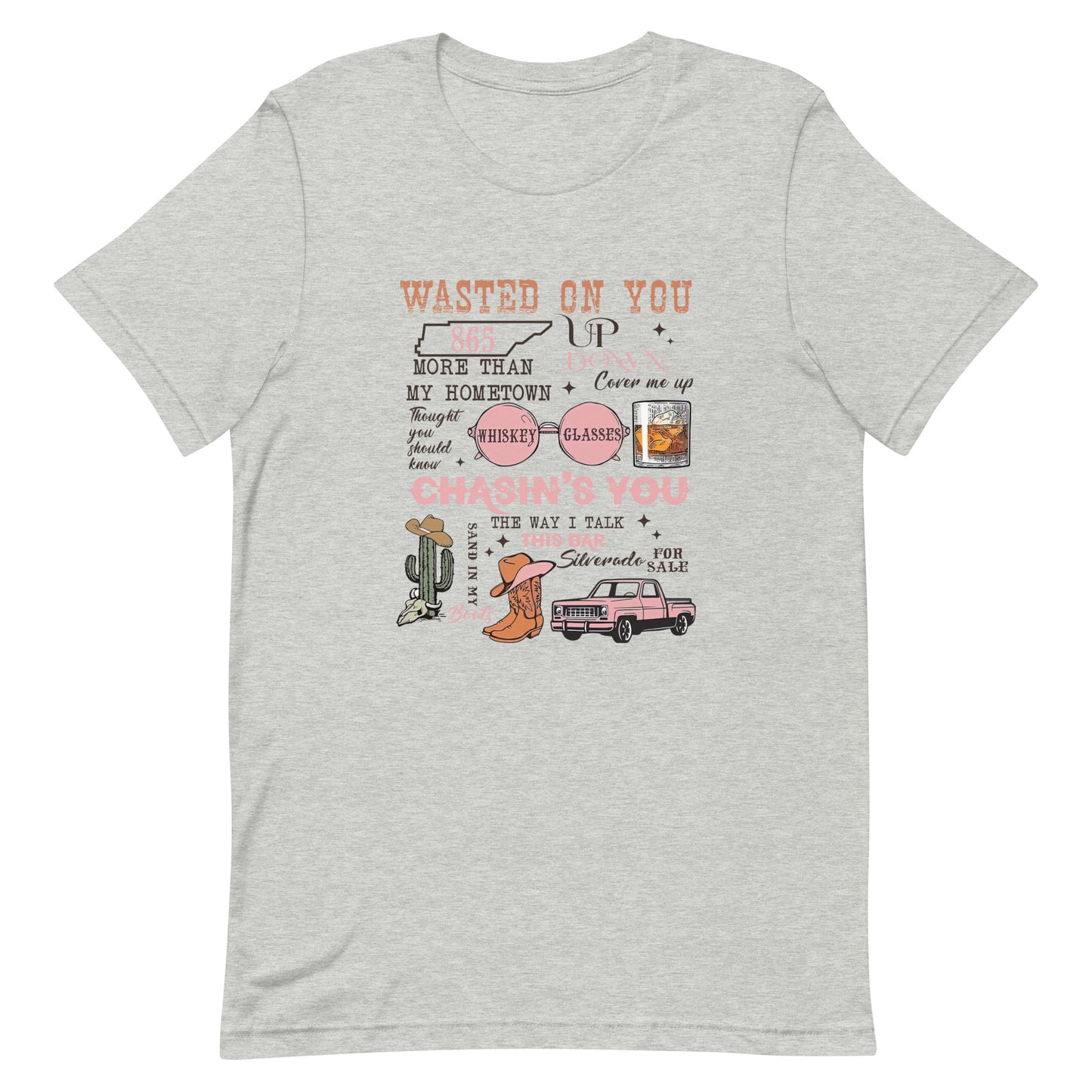 Wasted Whiskey Drinking Unisex Tee