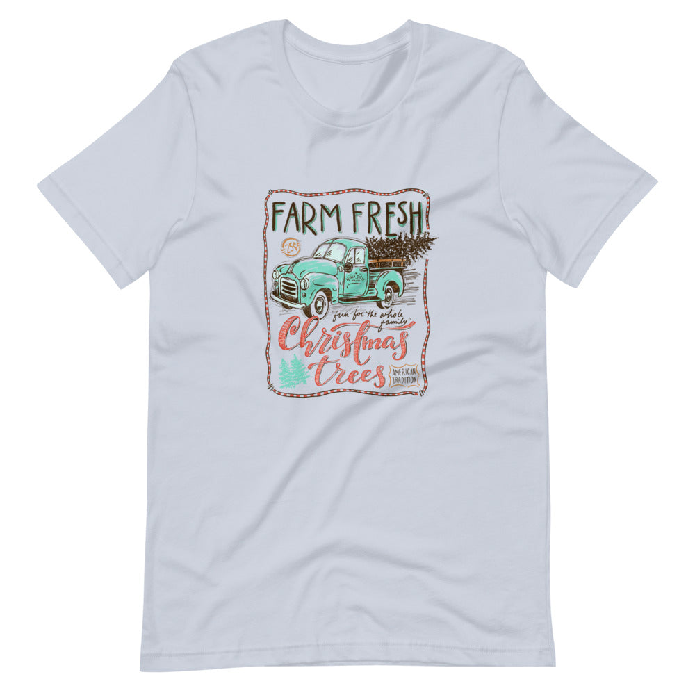 Farm Fresh Christmas Trees American Tradition Tee