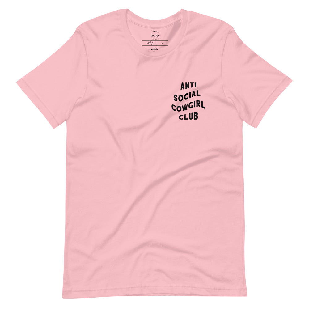 Anti Social Cowgirl Club Tee