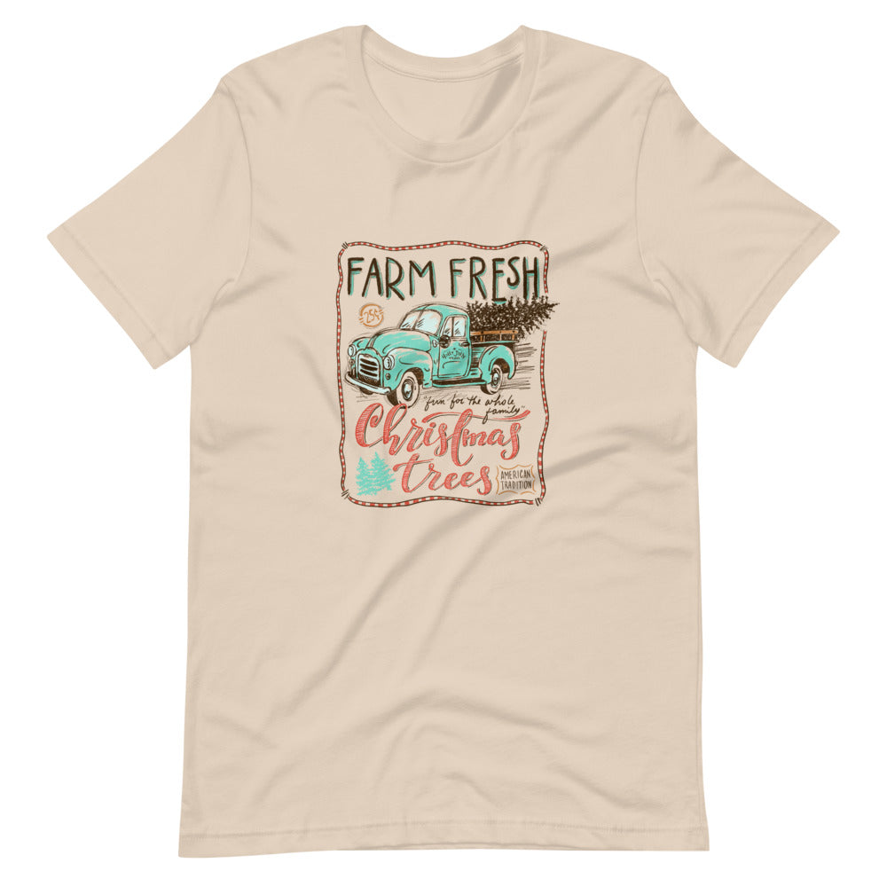 Farm Fresh Christmas Trees American Tradition Tee