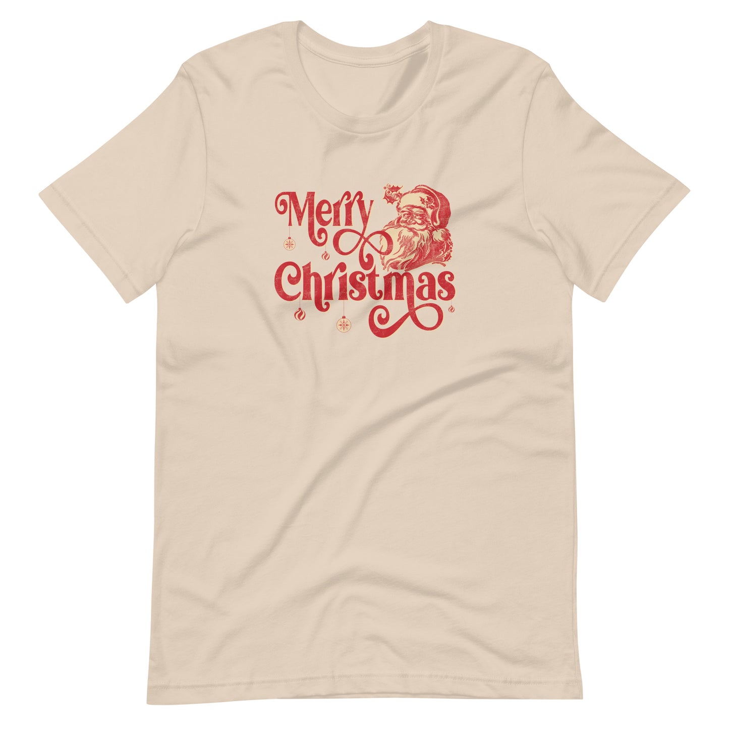 Merry Christmas Retro Santa Tee