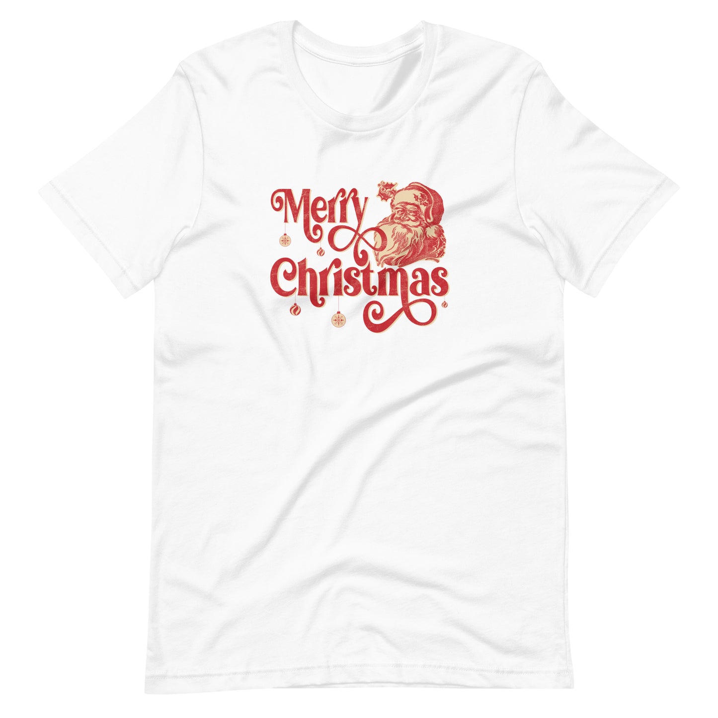 Merry Christmas Retro Santa Tee