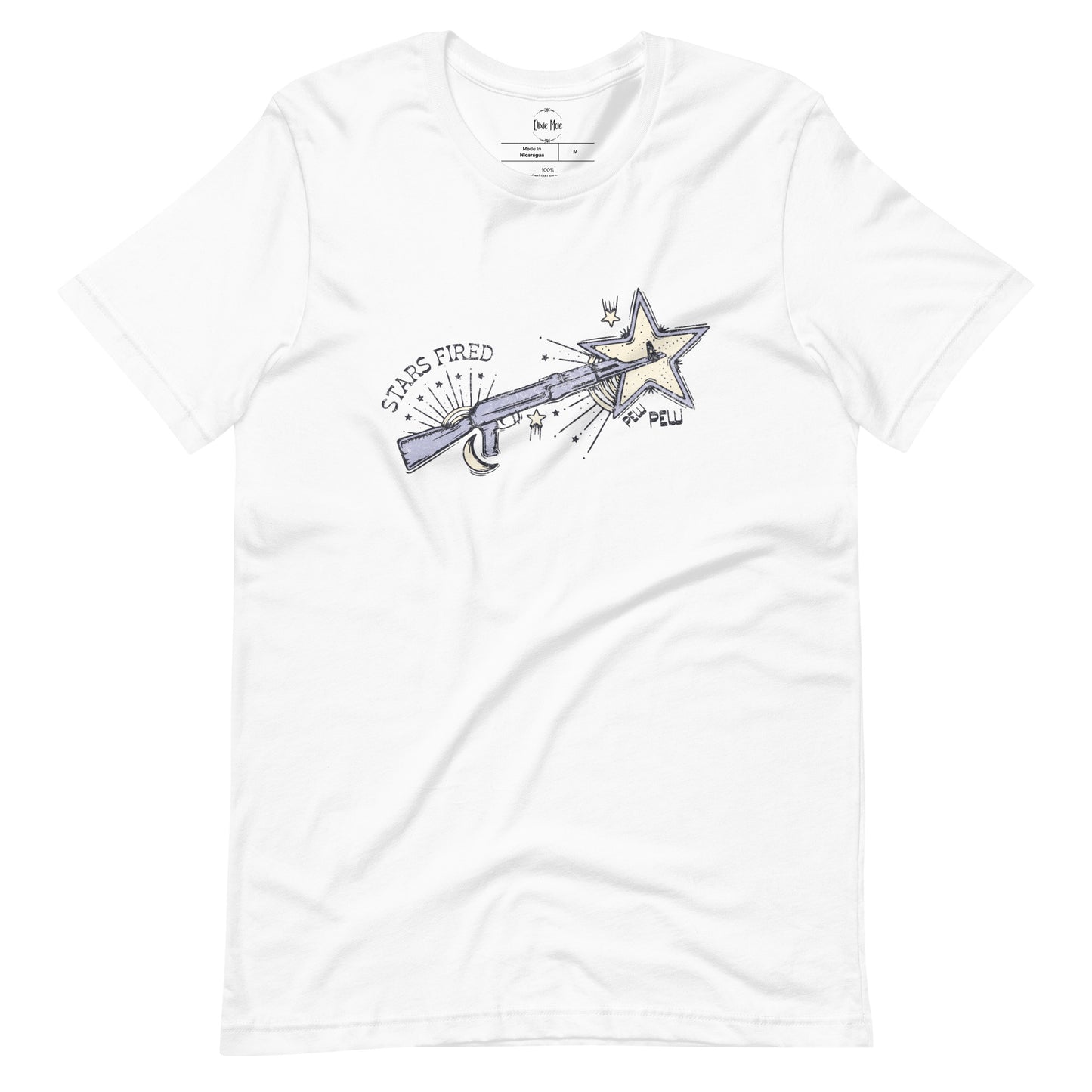 Stars Fired Pew Pew Tee