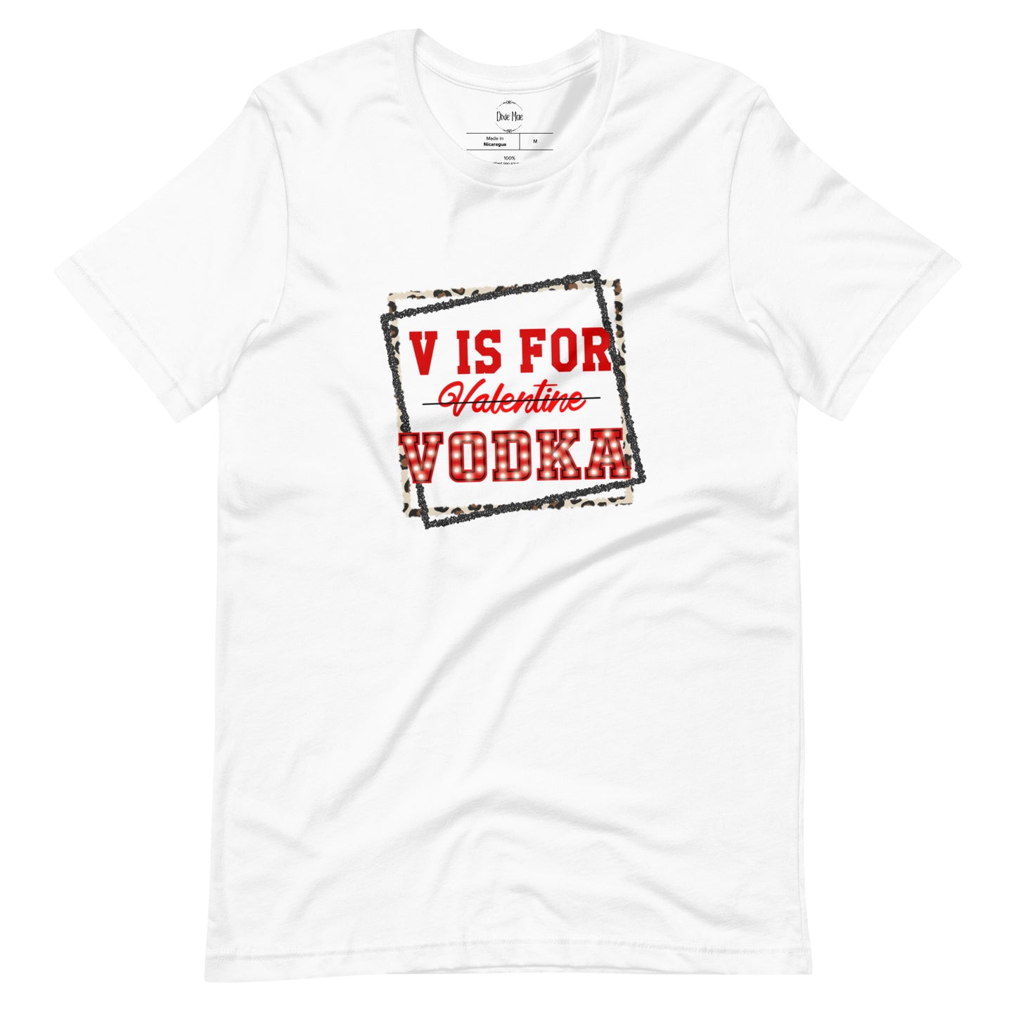 V is for Vodka Valentine's Day Tee