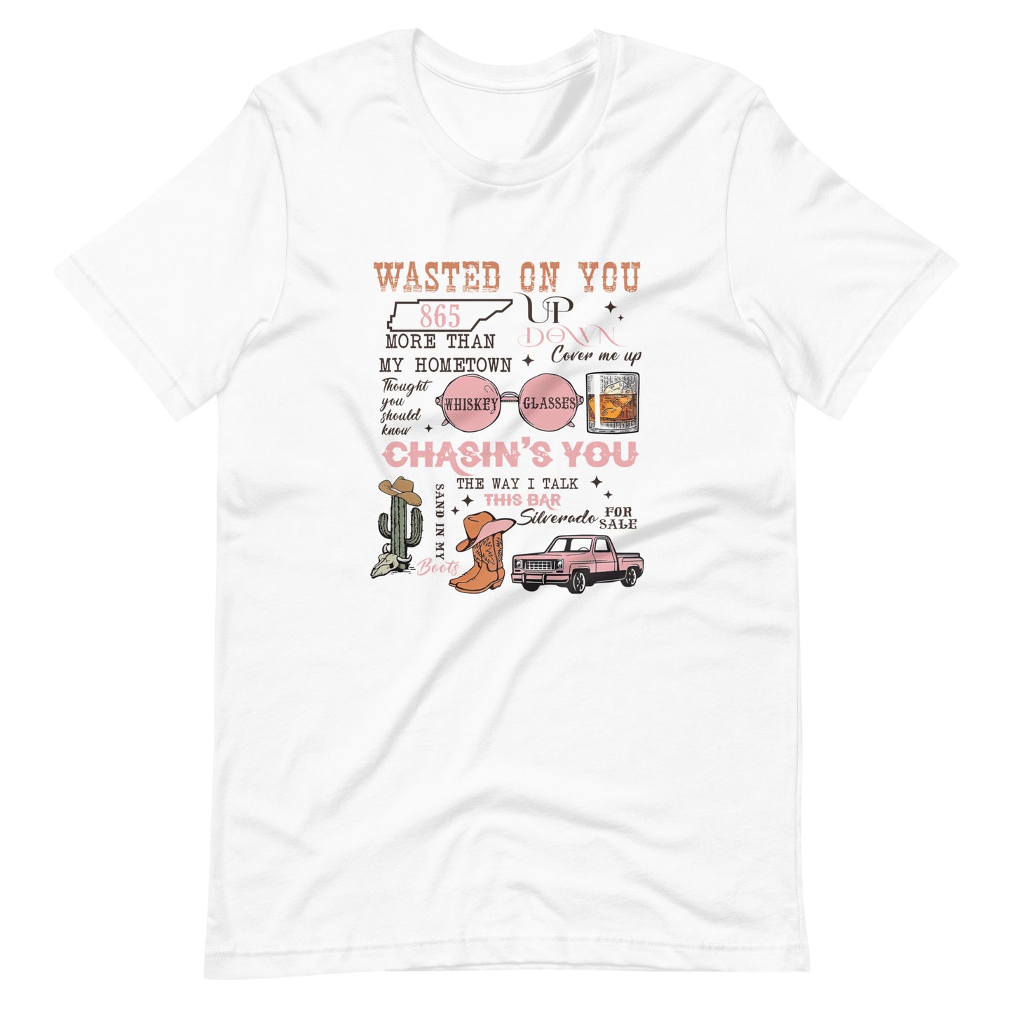 Wasted Whiskey Drinking Unisex Tee