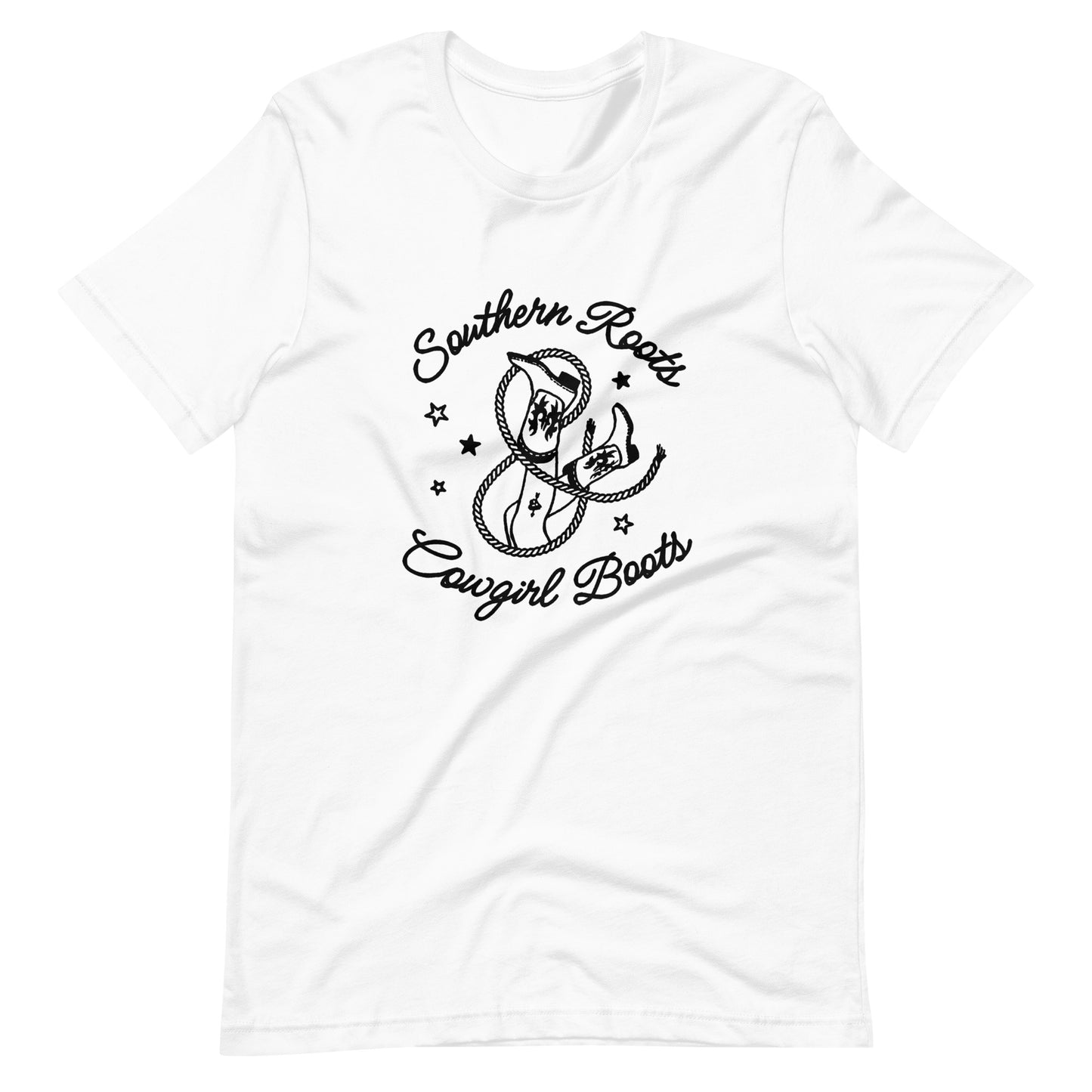 Southern Roots Cowgirl Boots Tee