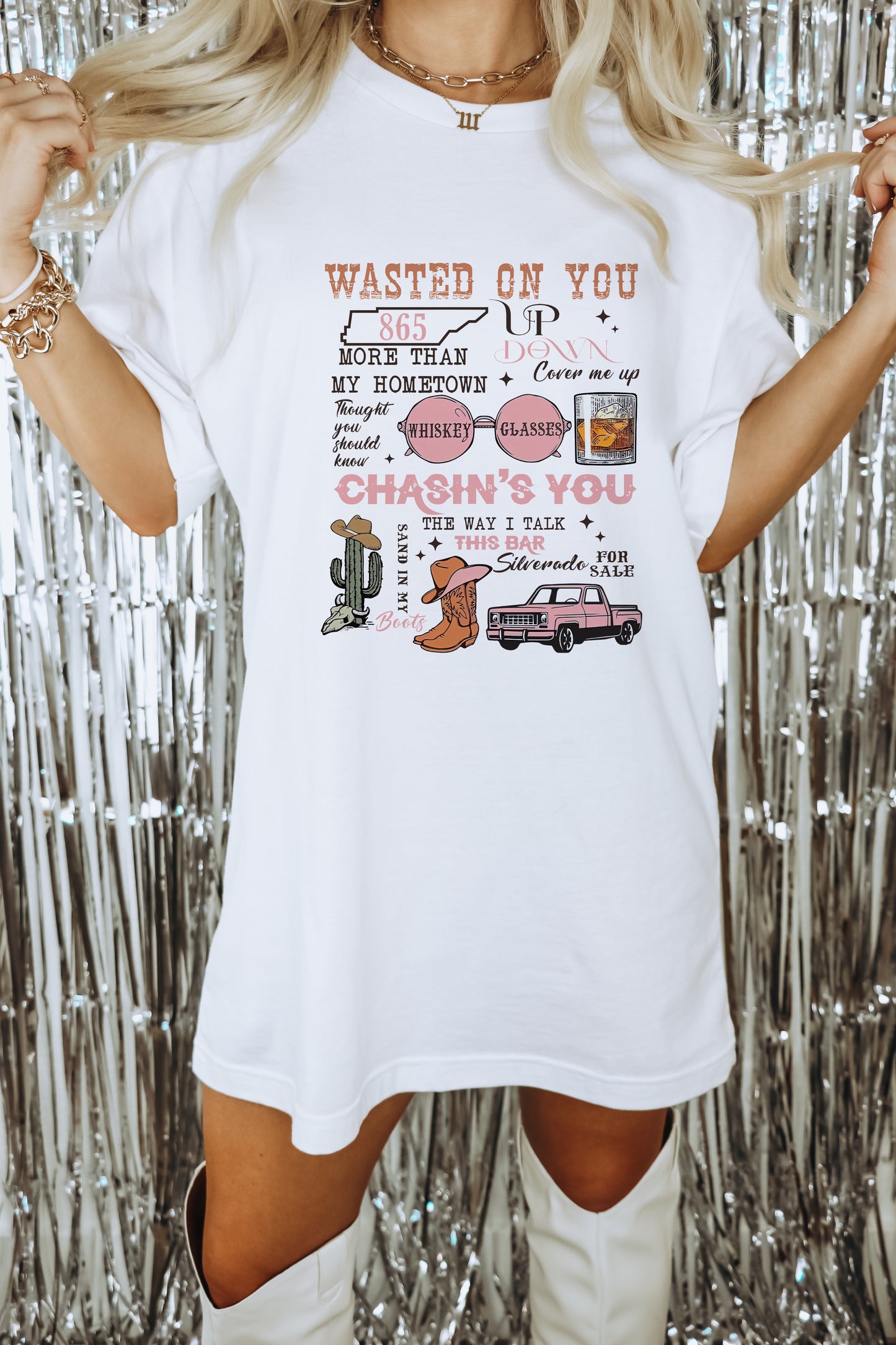 Wasted Whiskey Drinking Unisex Tee