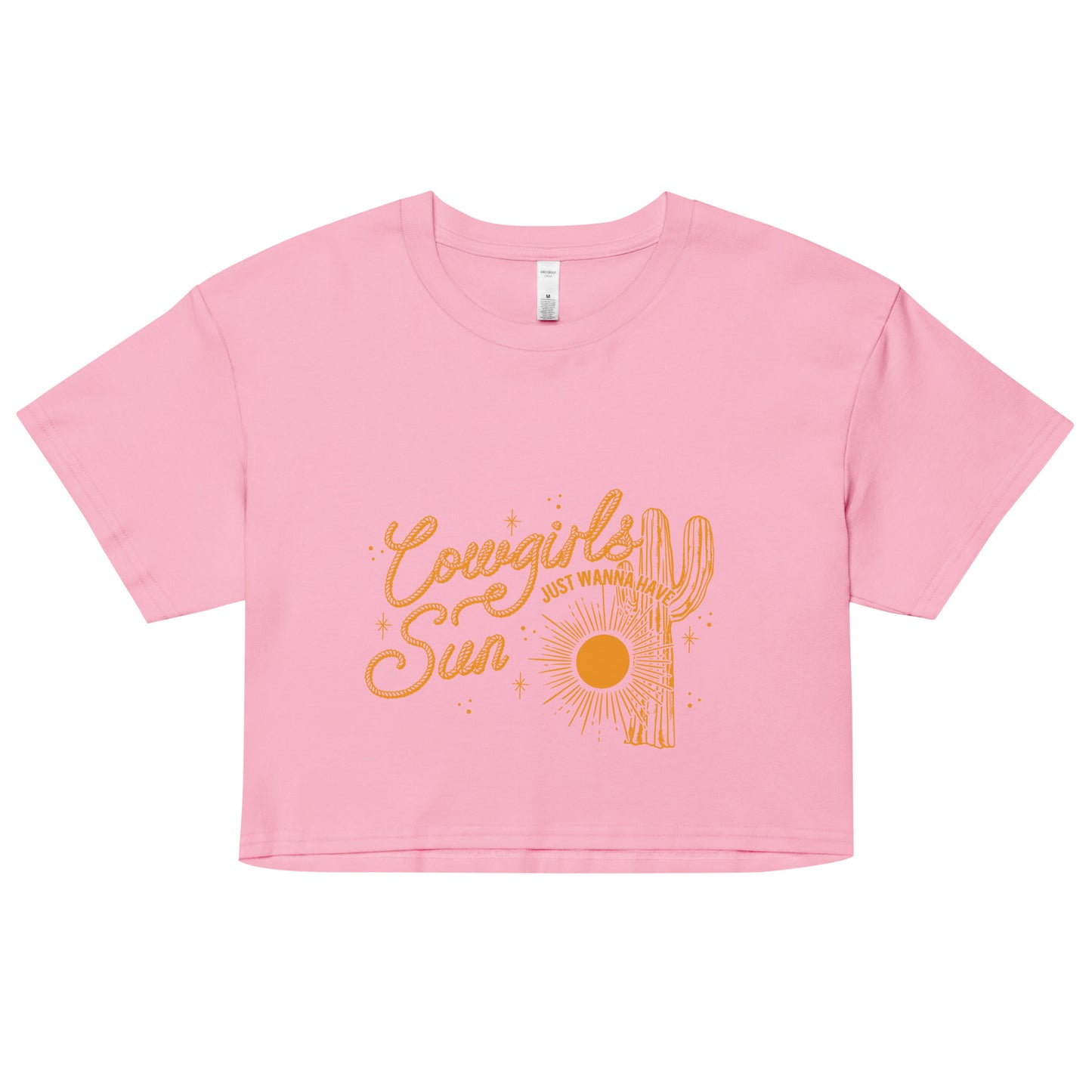 Cowgirls Just Wanna Have Sun Crop Top